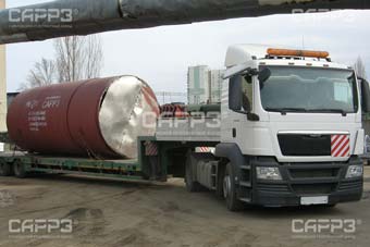 Доставка стального вертикального резервуара производства Саратовского резервуарного завода